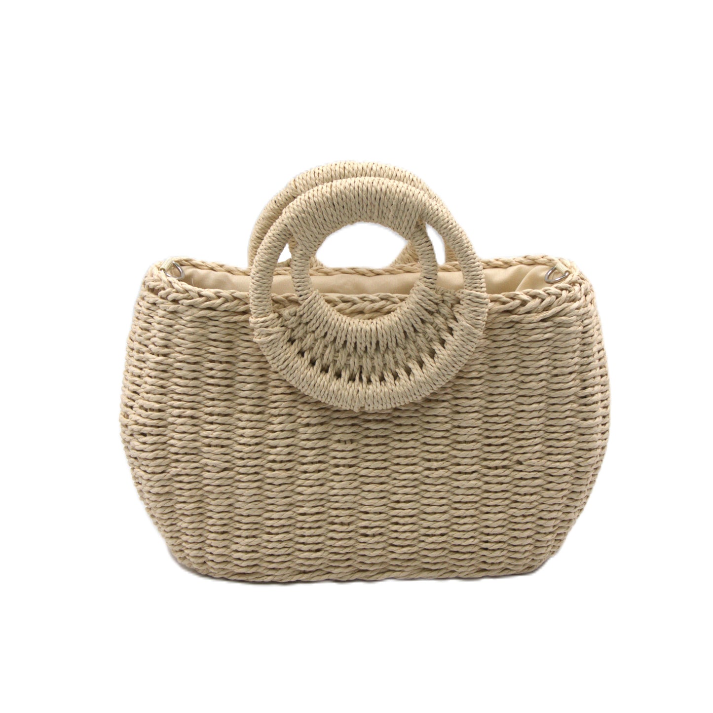 WideWings™ Straw Boho Handbag