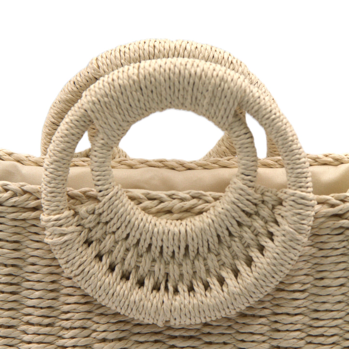 WideWings™ Straw Boho Handbag