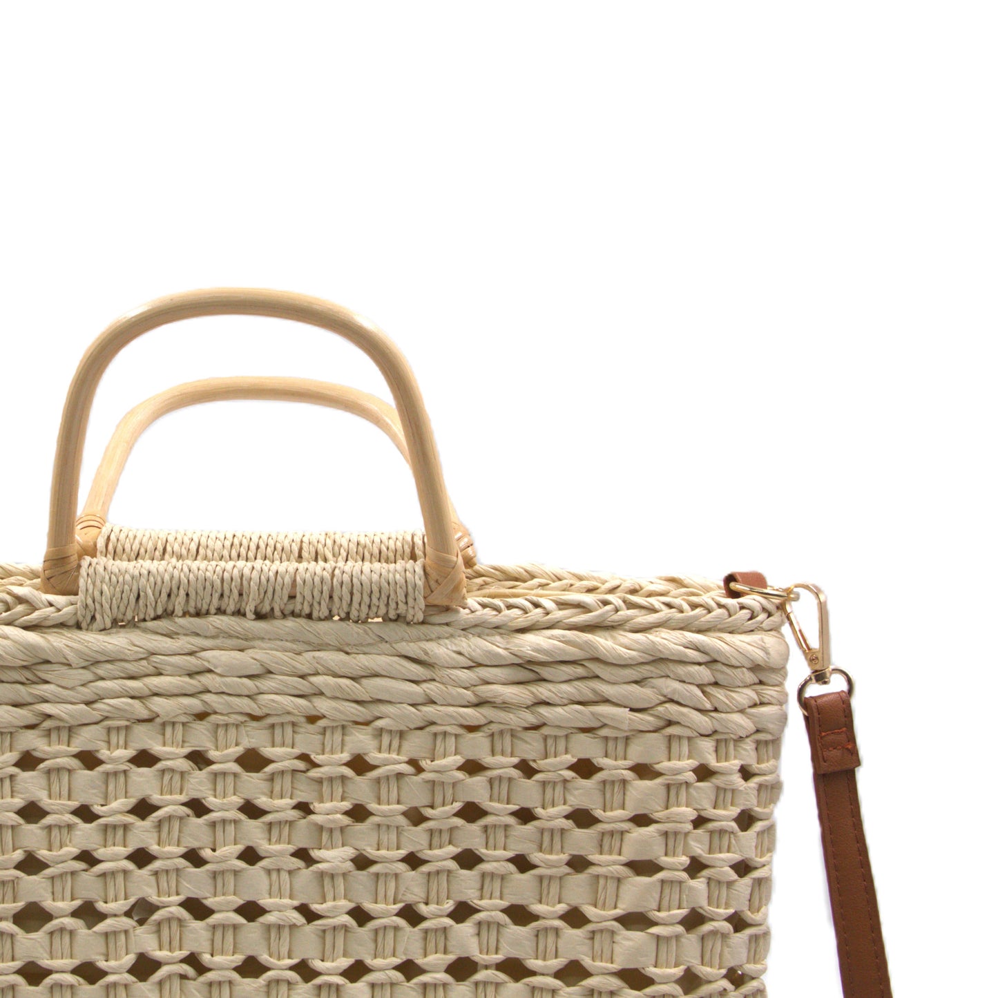 WideWings™ Straw Boho Handbag