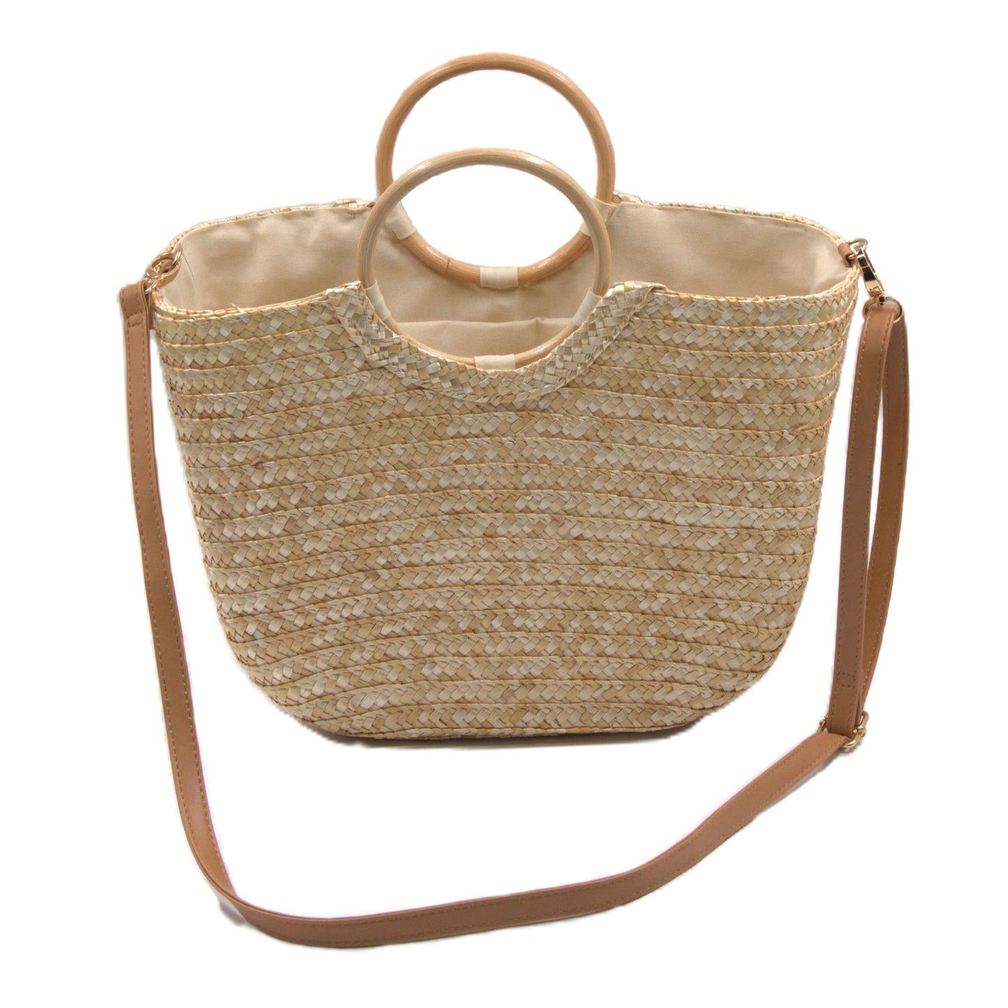 WideWings™ Straw Moroccan Tote Bag