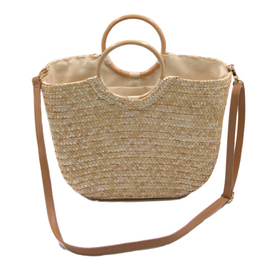 WideWings™ Straw Moroccan Tote Bag