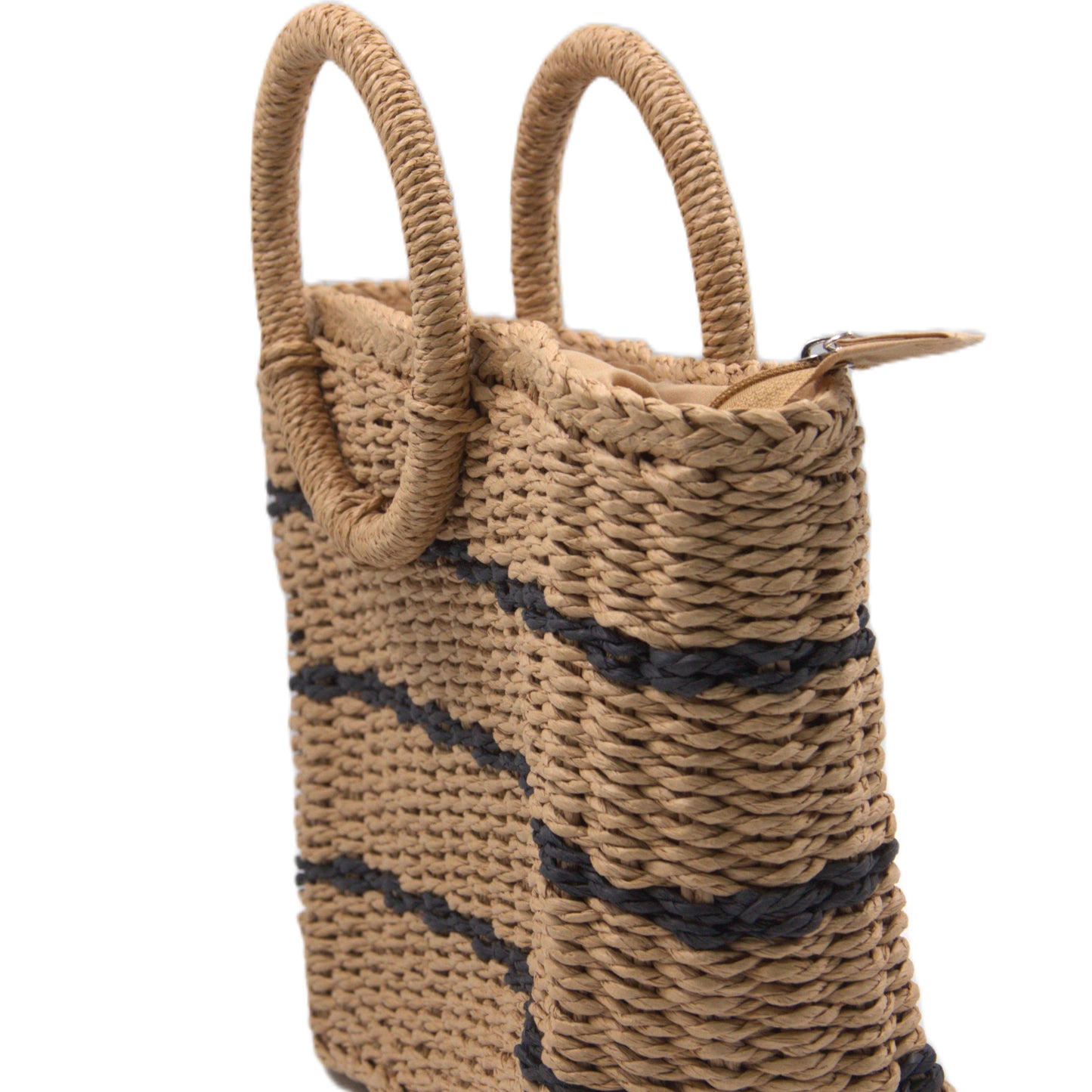 WideWings™ Straw Boho Handbag